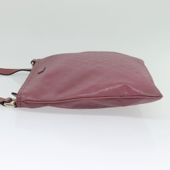 GUCCI GG Implementation Shoulder Bag PVC Pink Gold - Picture 9 of 15